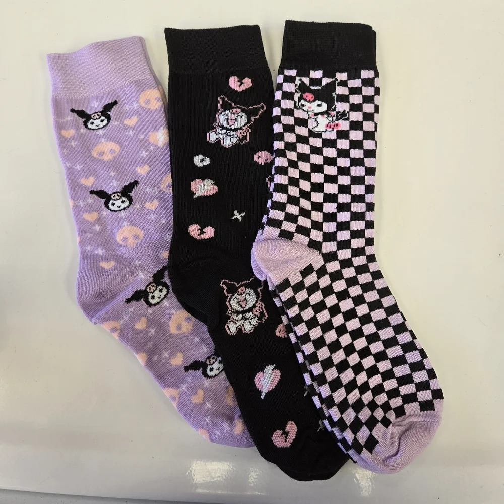 Sanrio Kuromi Crew Socks